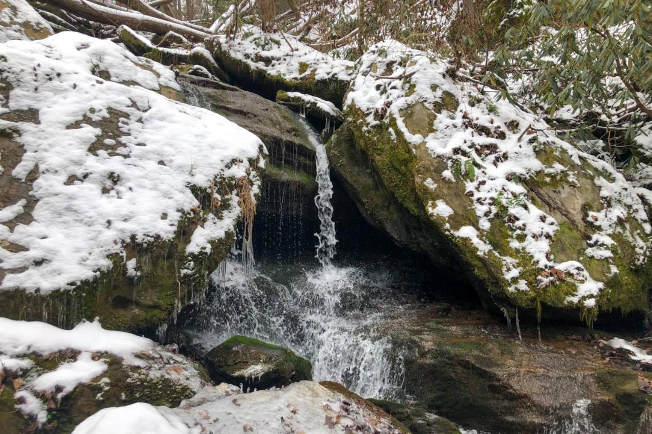 Waterfall Cabin McCookville Eksteriør bilde