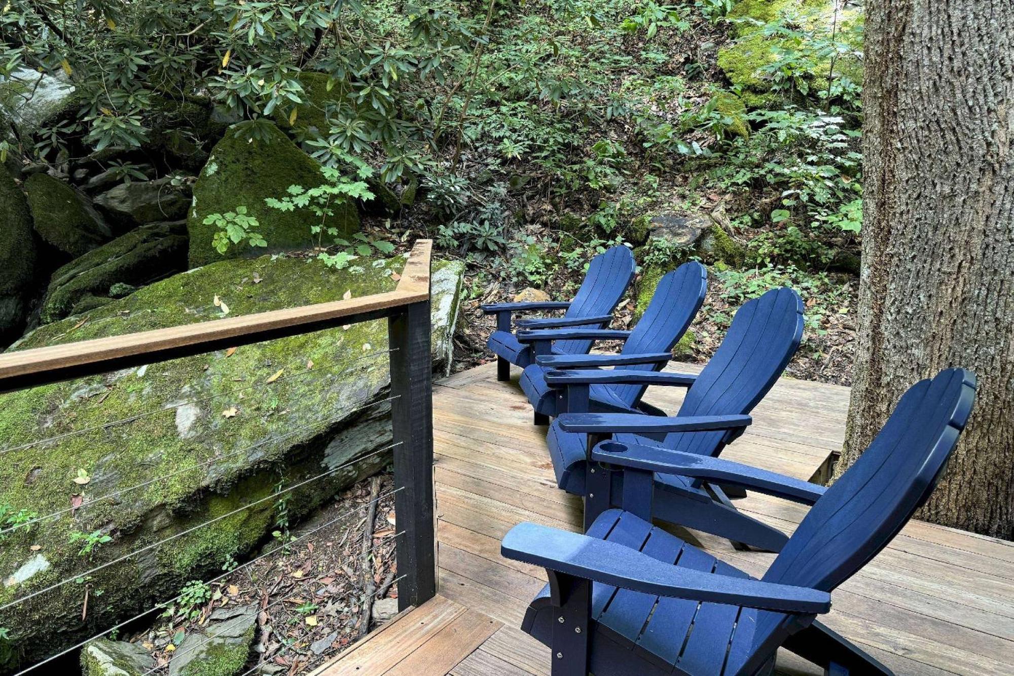 Waterfall Cabin McCookville Eksteriør bilde